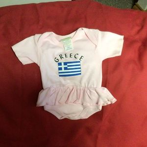 GREECE baby onesie